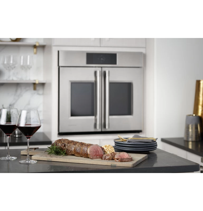Monogram 30" Statement French-Door Single Wall Oven ZTSX1FPSNSS