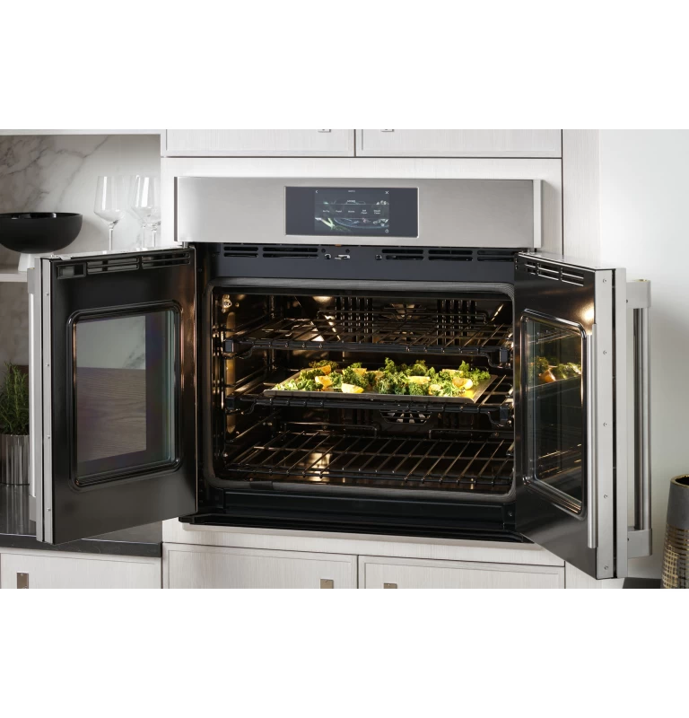 Monogram 30" Statement French-Door Single Wall Oven ZTSX1FPSNSS