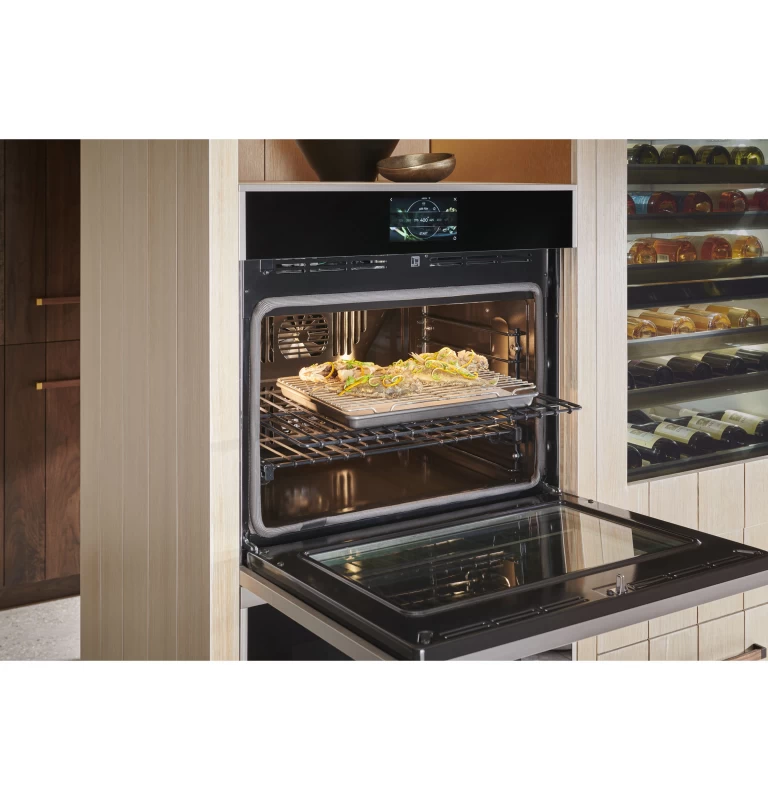 Monogram 30" Statement French-Door Single Wall Oven ZTSX1FPSNSS