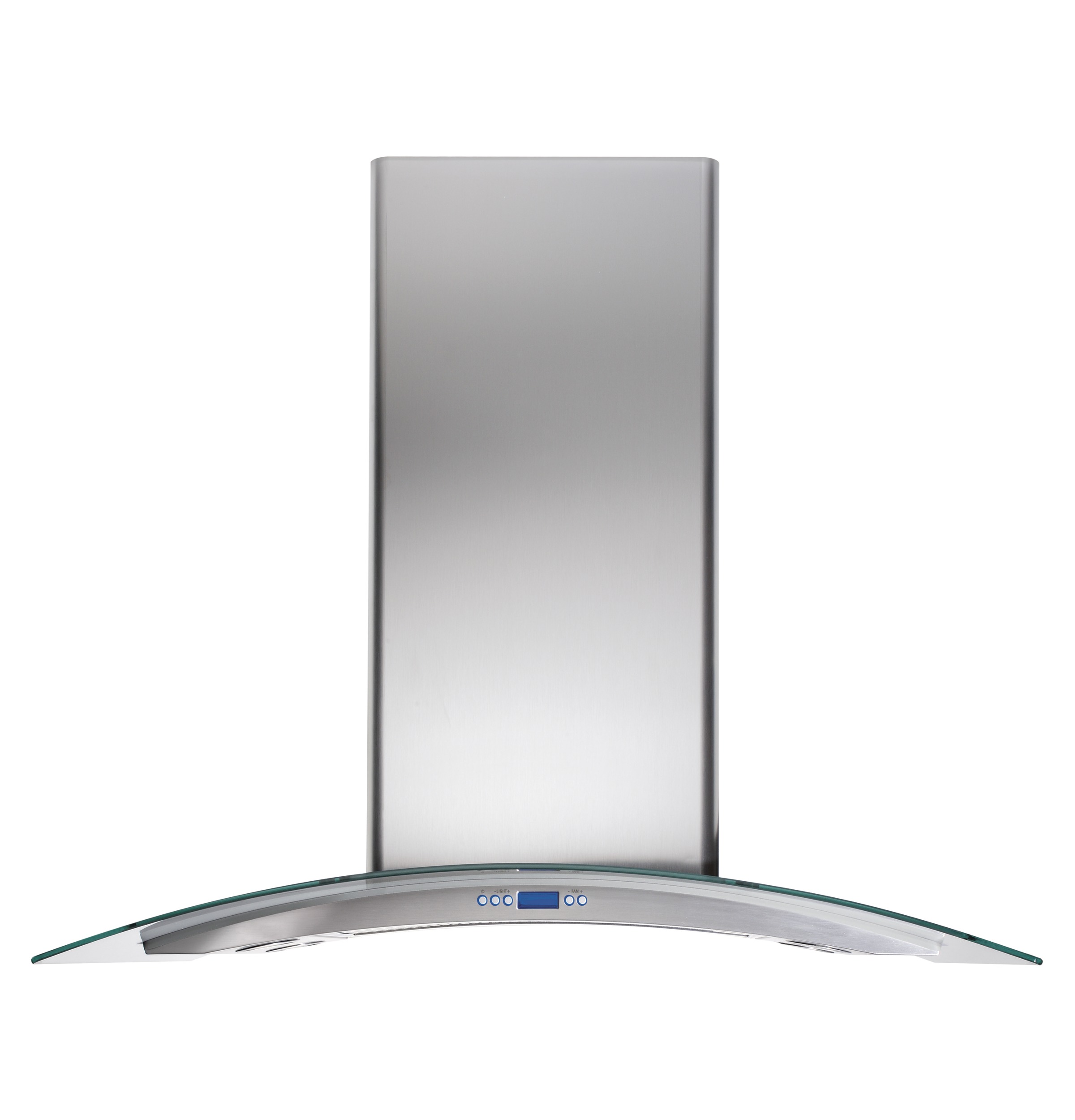 Monogram 36" Glass Canopy Island Hood ZV925SLSS