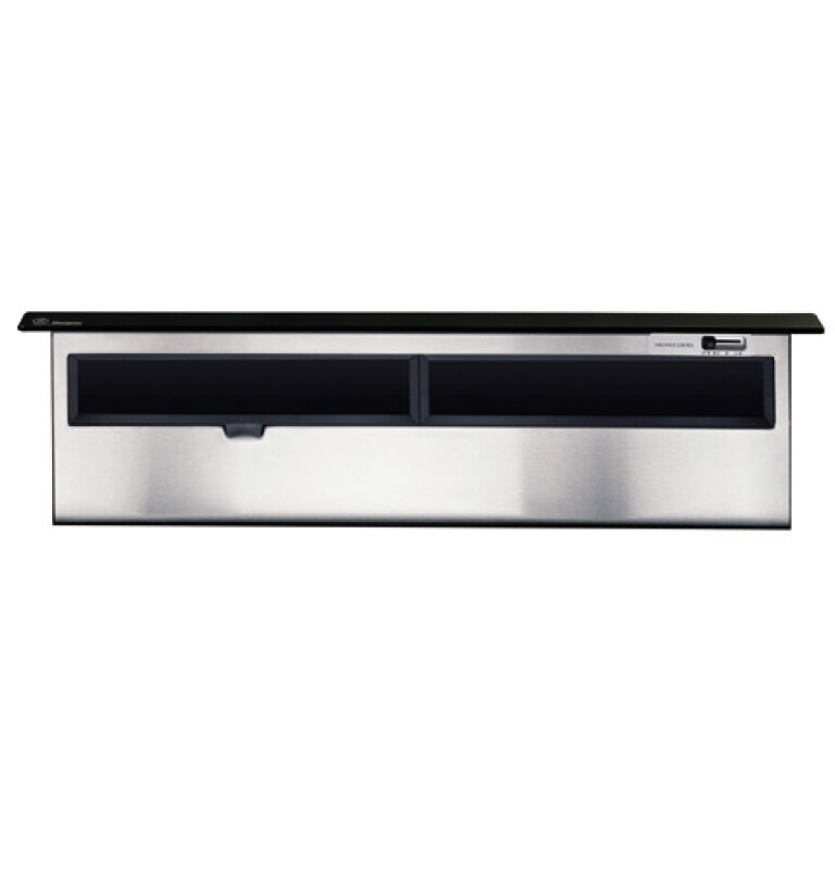 GE Monogram® 30" Black Telescopic Downdraft Vent Hood ZVB30BBBB