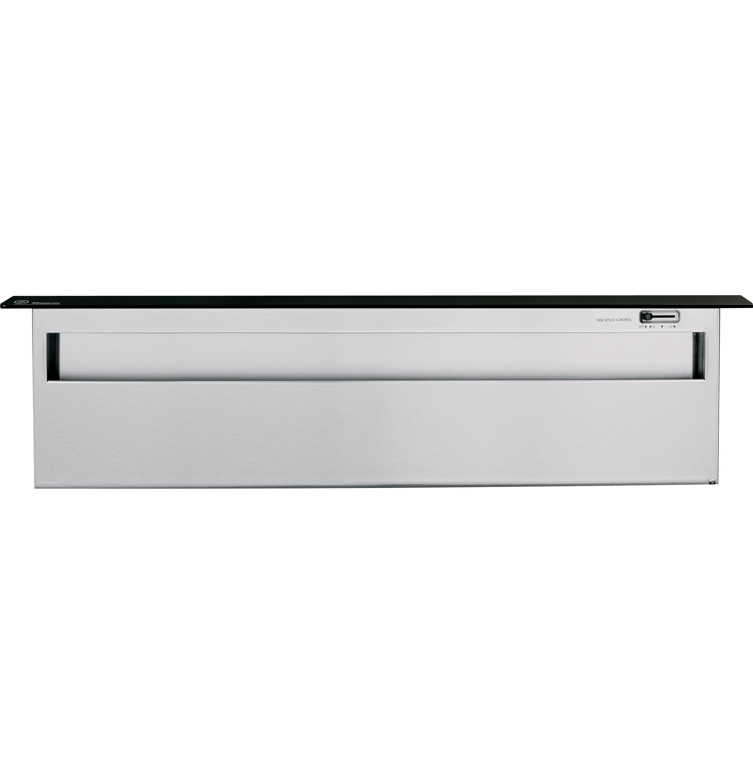 GE Monogram® 36" Black Telescopic Downdraft ZVB36BHBB
