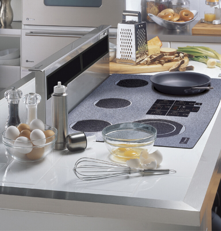 GE Monogram® 36" Stainless Steel Telescopic Downdraft Vent Hood ZVB36SBSS