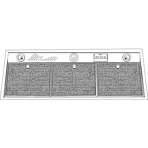 Monogram 48" Custom Hood Insert ZVC48LSS