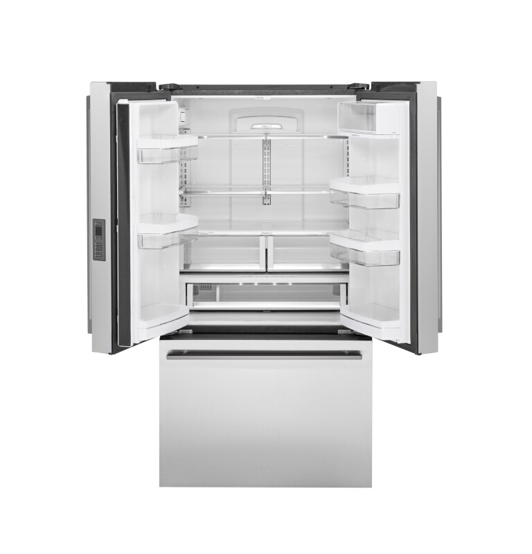 Monogram ENERGY STAR® 23.1 Cu. Ft. Counter-Depth French-Door Refrigerator ZWE23ESNSS