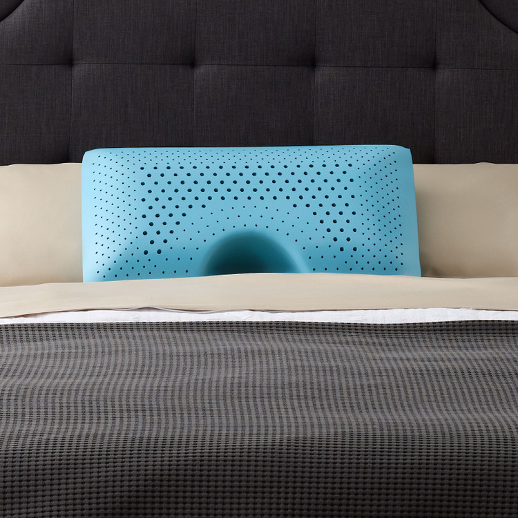 Shoulder Zoned Dough™ PillowFive Sided™ + HyperChill™ Pillow Protector ZZKKSCMPZB