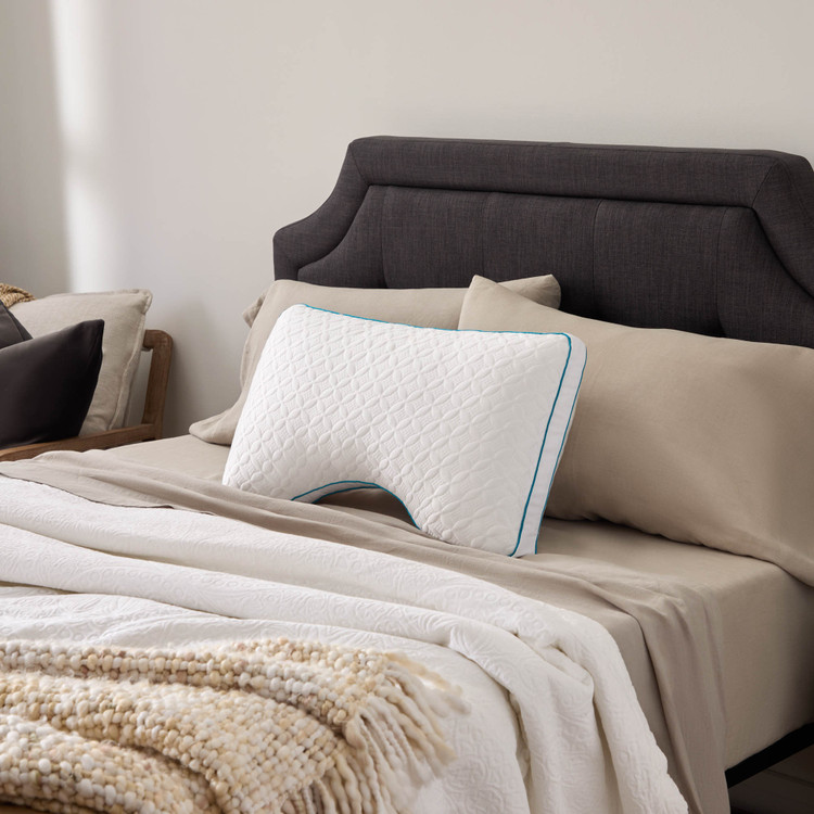 Shoulder FlexFill™ Pillow + HyperChill™ ZZKKSCPEHFSD
