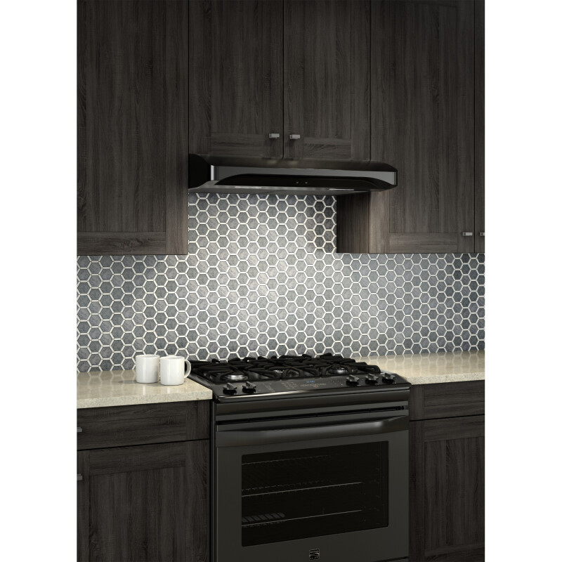 Elite 30-Inch Convertible Under-Cabinet Range Hood, 375 Max Blower CFM ALT230BL