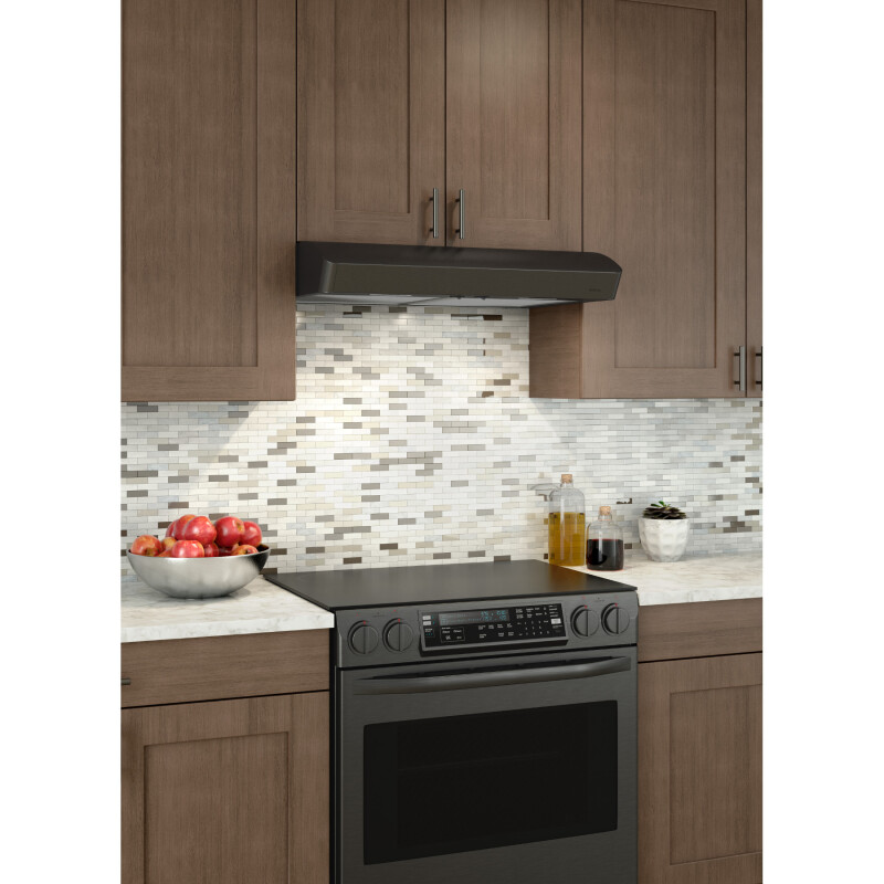 NuTone Mantra 30-Inch 375 MAX Blower CFM 1.5 Sones Range Hood AVSF130BLS