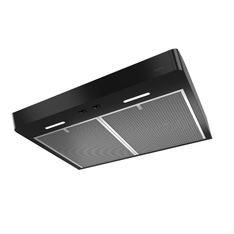 NuTone Mantra 36-Inch 375 MAX Blower CFM 1.5 Sones Range Hood AVSF136BL