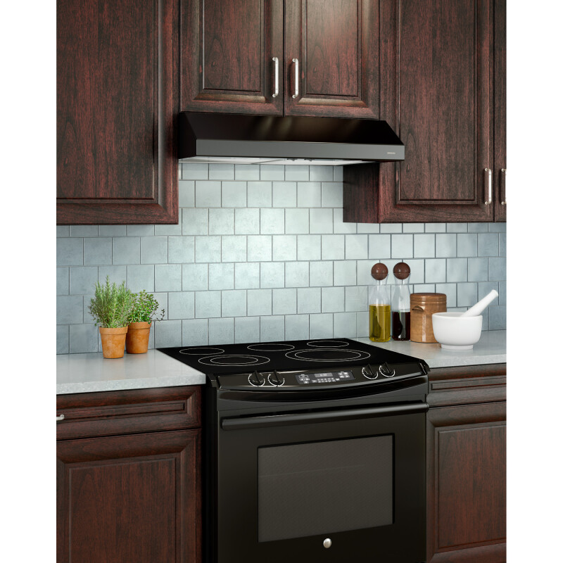 36-Inch Convertible Under-Cabinet Range Hood, 300 Max Blower CFM BCSEK136BL