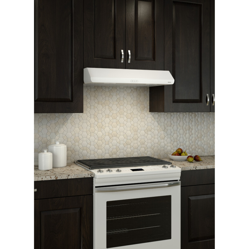 Sahale 30-Inch Convertible Under-Cabinet Range Hood, 375 Max Blower CFM BKDEG130WW