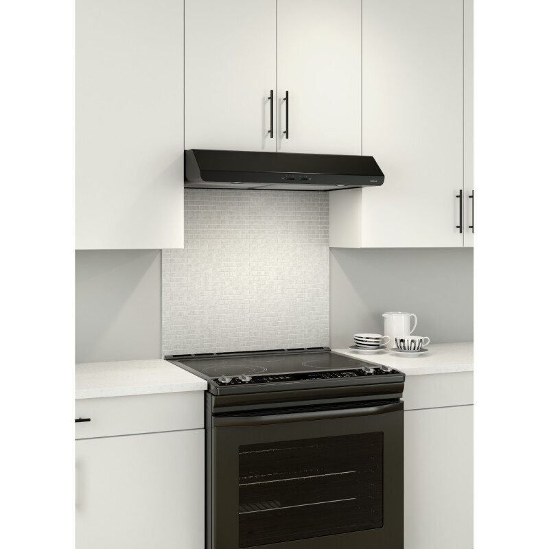 30-Inch 300 Max Blower CFM 5.0 Sones Range Hood BKSH130BL