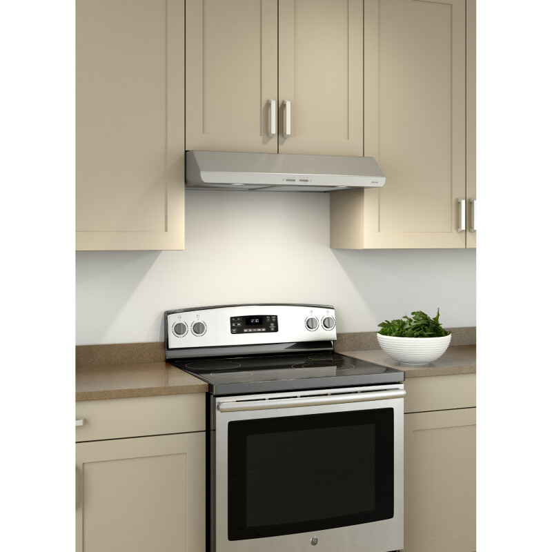 Sahale 30-Inch Convertible Under-Cabinet Range Hood, 300 Max Blower CFM, Stainless BKSJ130SS