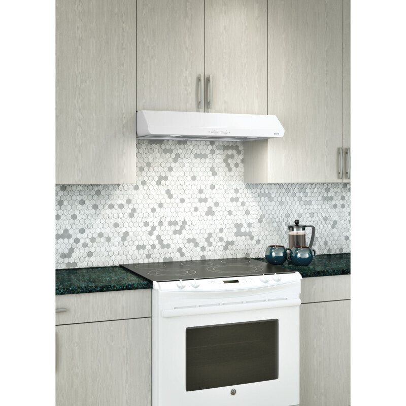 Sahale 30-Inch Convertible Under-Cabinet Range Hood, 300 Max Blower CFM BKSJ130WW