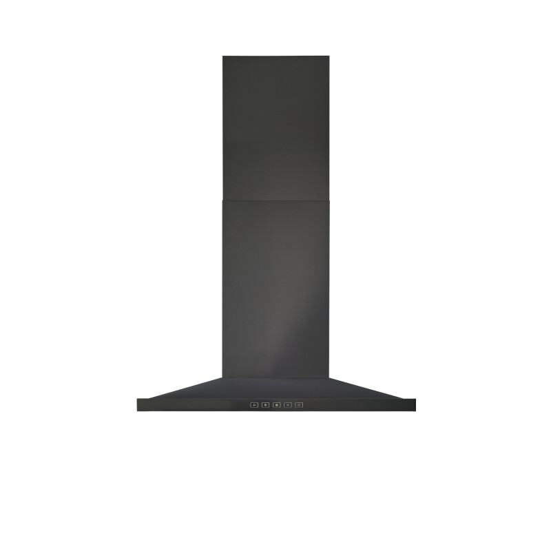 30-Inch Convertible Wall-Mount Low Profile Pyramidal Chimney Range Hood, 450 MAX CFM BWS2304BLS