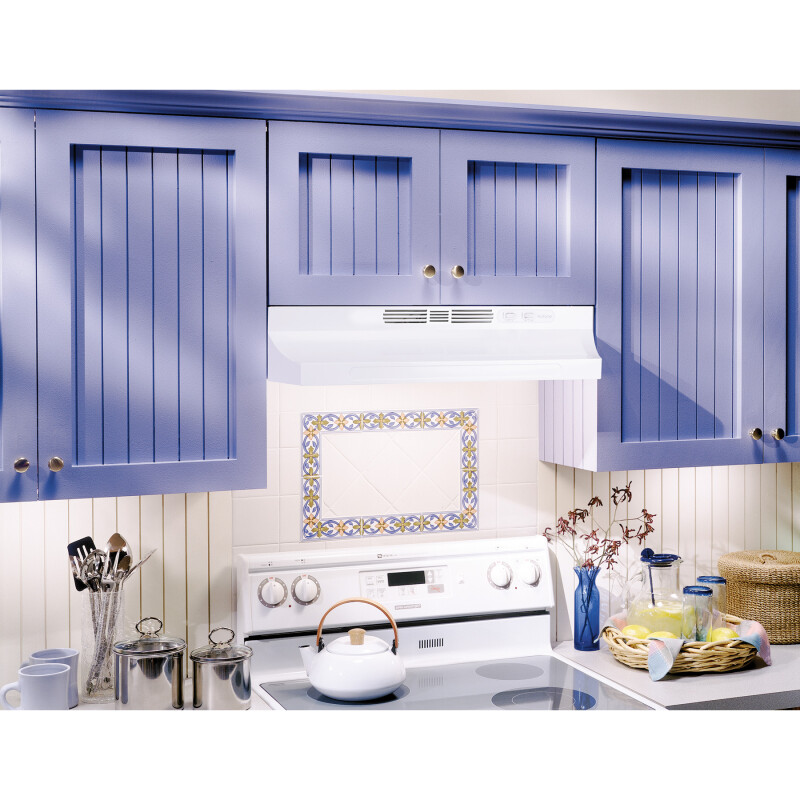 NuTone 30" Ductless Under-Cabinet Range Hood w/ Light RL6230WH